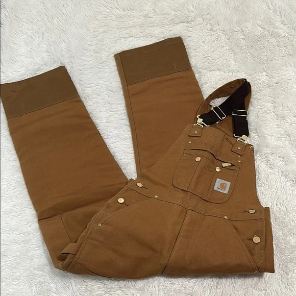 🎀 Carhartt Insulted Overalls - Picture 1 of 4